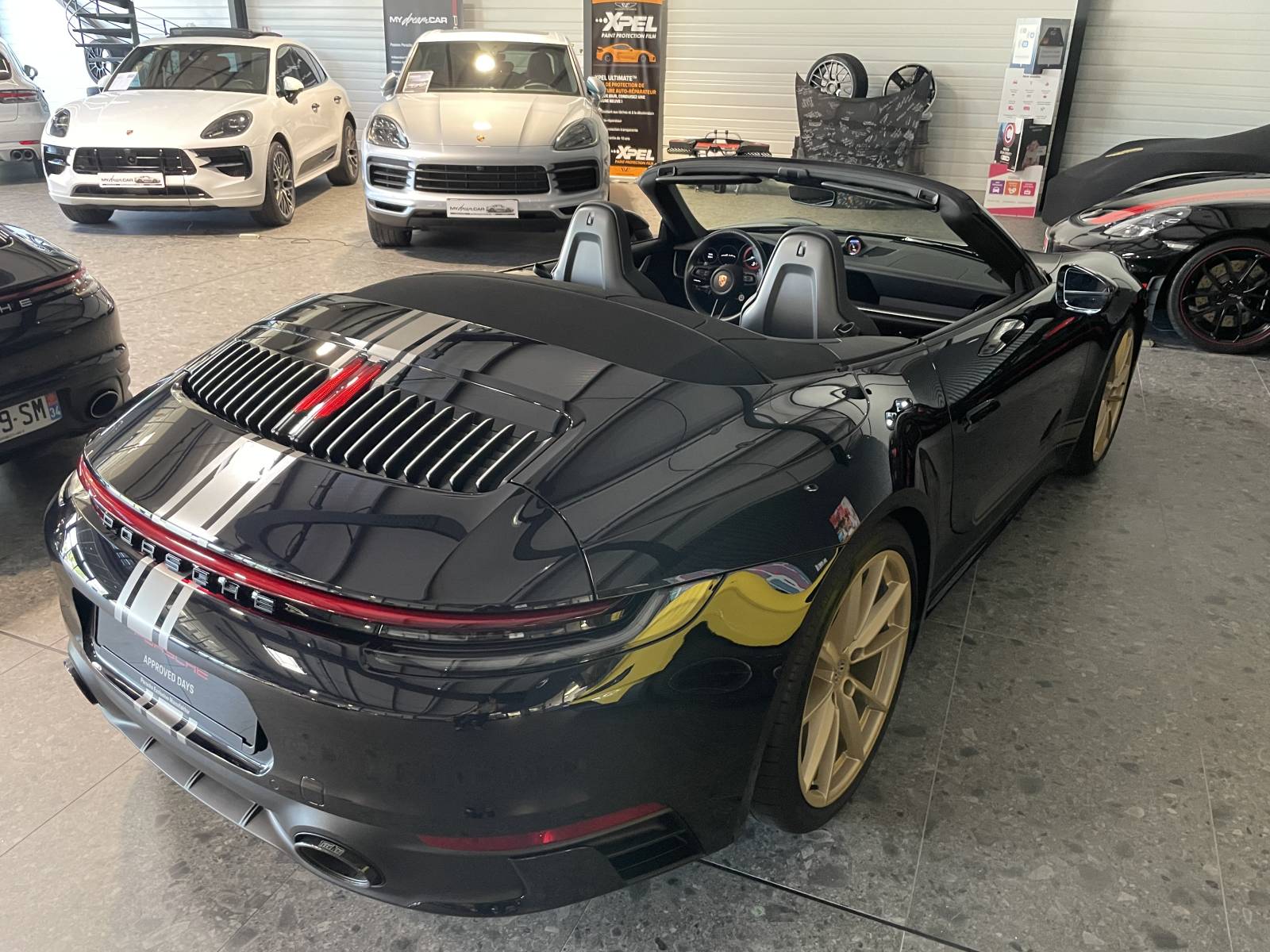 Configuration parfaite à ciel ouvert pour la PORSCHE 911 CARRERA 4S TYPE 992 CABRIOLET d'occasion à la vente près de Montpellier dans l'Hérault.