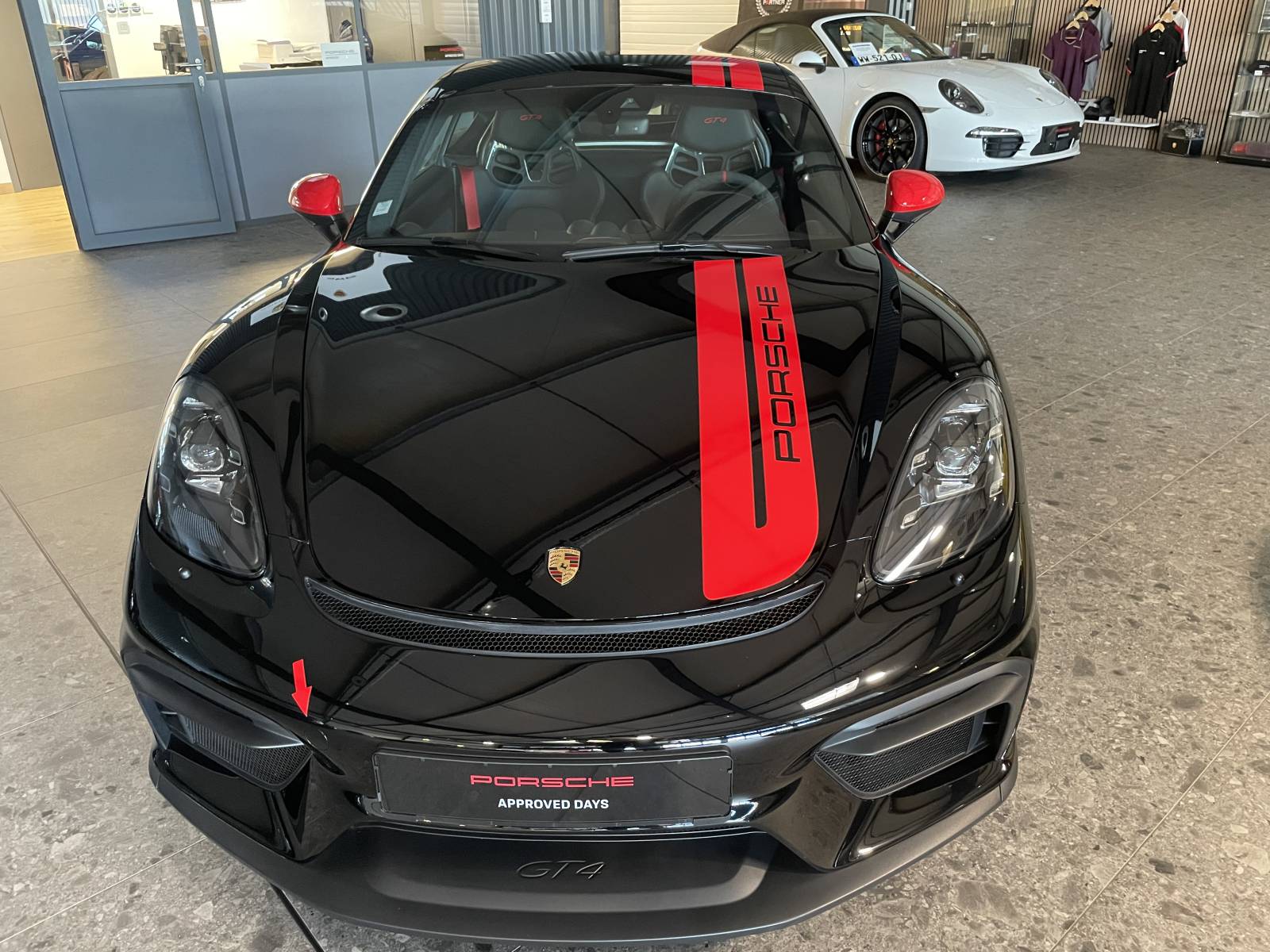 Moteur flat-six de la Porsche 718 Cayman GT4 Sport Cup Edition