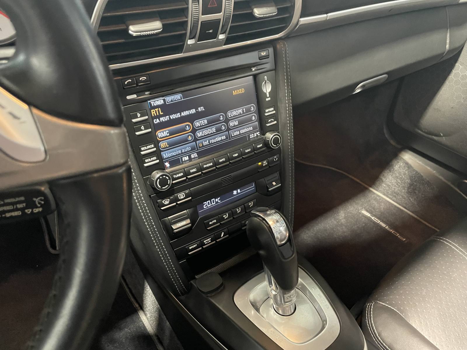 Intérieur cuir de la Porsche 997 Carrera S Cabriolet Phase 2